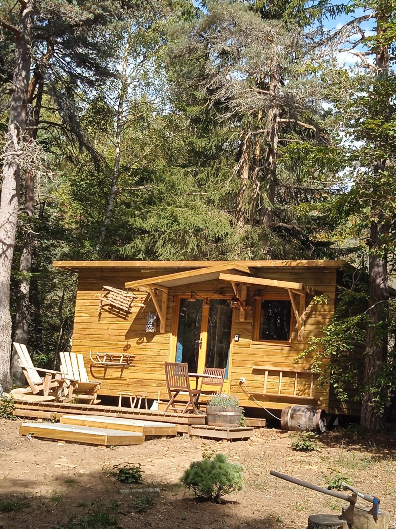 Chalet Hibou 1 Couchage En 140 Domaine De La Mamounette Champclause Exterior foto