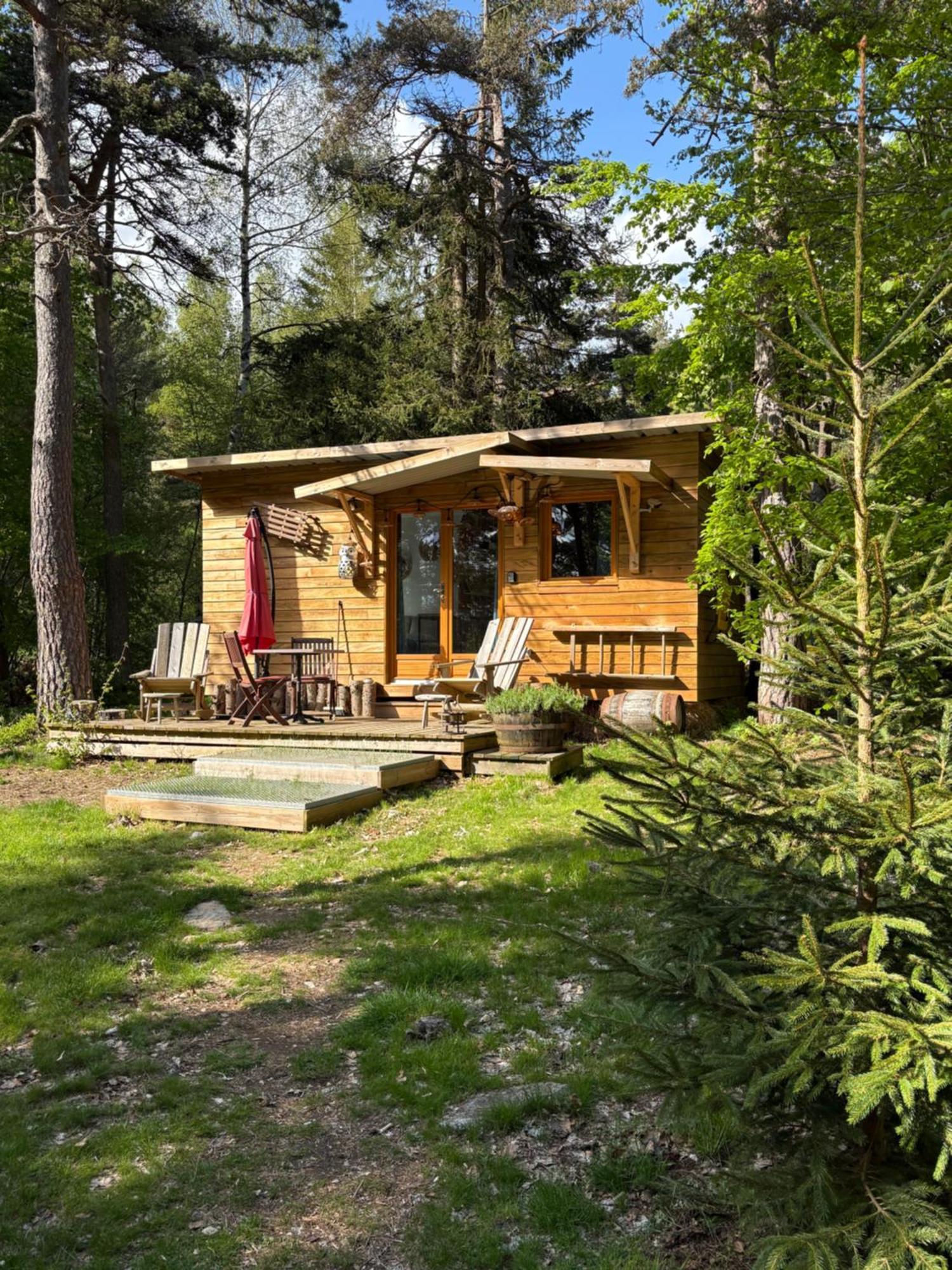 Chalet Hibou 1 Couchage En 140 Domaine De La Mamounette Champclause Exterior foto